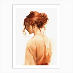 Auburn Contemplation Art Print