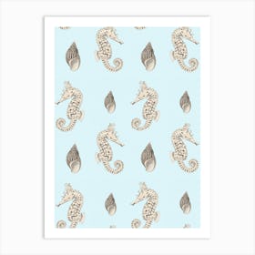 Seahorses Art Print