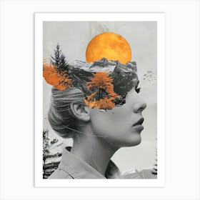 Woman'S Head Art Print