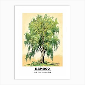 Bamboo Tree Storybook Illustration 1 Poster Art Print