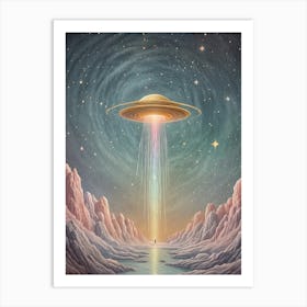 Beam Me Up no1 Art Print