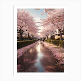 Cherry Blossom Season Art Print