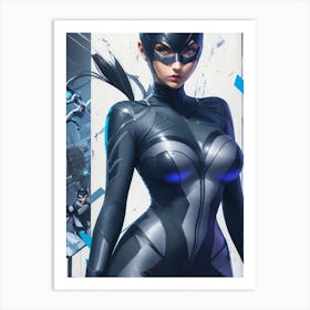 Catwoman (Fashion Expose) Art Print