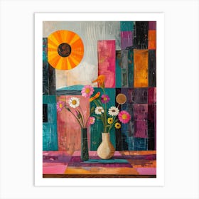 Flowers In Vases Art Print