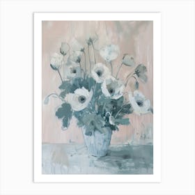 A World Of Flowers Anemone 1 Painting Art Print
