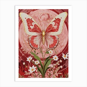 Red Butterfly 1 Art Print