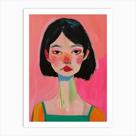 Asian Girl 69 Art Print