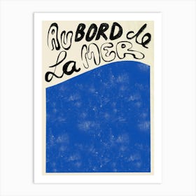 Au Bord De La Mer Art Print