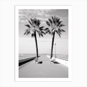 Cannes, France, Photography In Black And White 4 Art Print