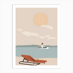 Day At The Beach Art Print