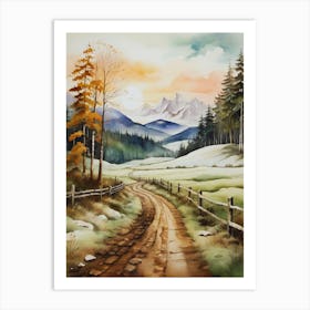 Country Road Art Print