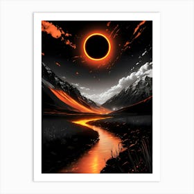 Eclipse Of The Sun 1 Art Print