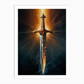 Sword Of Destiny Art Print