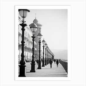 Trieste, Italy,  Black And White Analogue Photography  1 Art Print