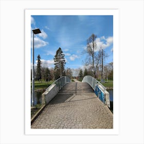 Bridge In The Park Art Print