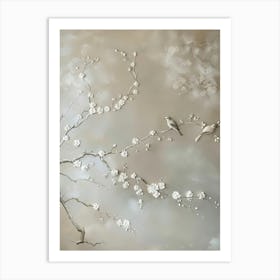 Asian Cherry Blossoms Art Print