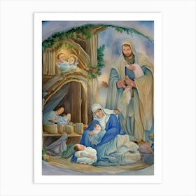 Nativity Scene 9 Art Print