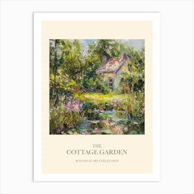Cottage Garden Poster Garden Melodies 3 Art Print