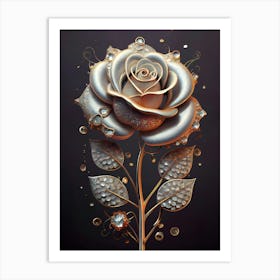 Rose Of Gold Art Print