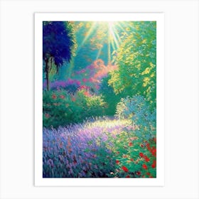 Chanticleer Garden, 1, Usa Classic Monet Style Painting Art Print