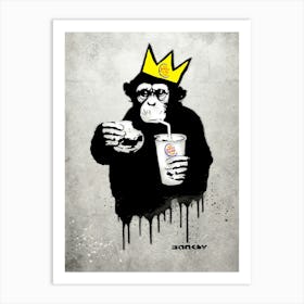 BURGER KONG Art Print