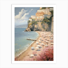 Positano Beach Art Print