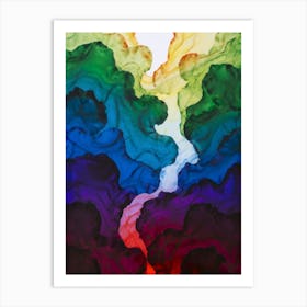 Rainbow River Art Print