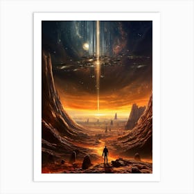 Spaceship 3 Art Print