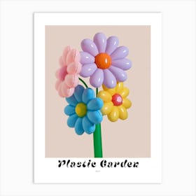 Dreamy Inflatable Flowers Poster Daisy 2 Art Print