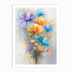 Flowers In A Vase 30 Art Print