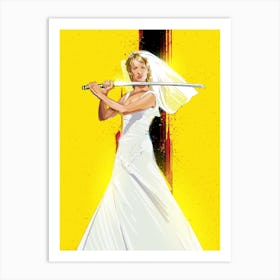 Kill Bill Bride Tarantino Art Print