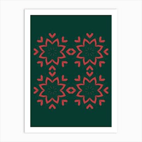 Snowflakes Art Print