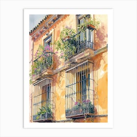 Malaga Europe Travel Architecture 1 Art Print