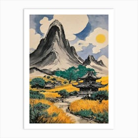 Landscapes and mountains Art Print