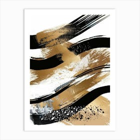 Abstract Brush Strokes 21 Art Print