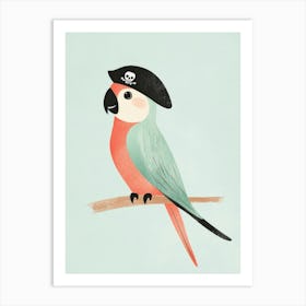 Pirate Parrot Art Print