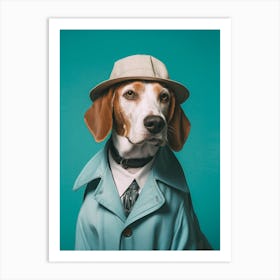 A Beagle Dog 7 Art Print