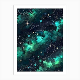 Galaxy Wallpaper 1 Art Print