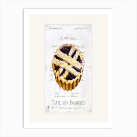 Blueberry Pie Art Print