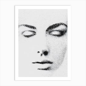 Woman'S Face 8 Art Print