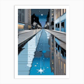 Gutter &stars 9 vector art Art Print