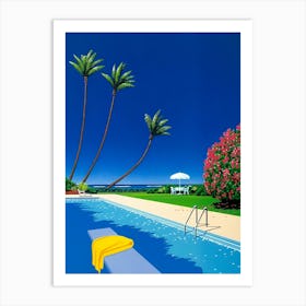 Hiroshi Nagai - Swimming Pool Art Print