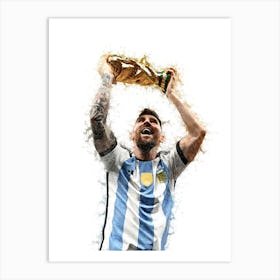 Lionel Messi World Cup Art Print