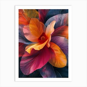 Colorful Flower Art Print