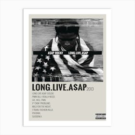 Asap Rocky Long Live Asap Music Album Rapper Singer Modern Canvas Painting Poster Hd 1 Art Print