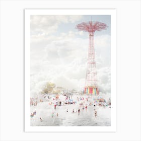 Brooklyn Parachute Jump Art Print