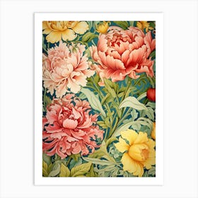 Wallpaper Floral Pattern 10 Art Print