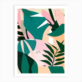 Tropical Leaves 2 Art Print