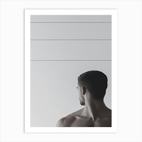 Man'S Back Art Print