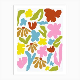 Floral Fusion Art Print